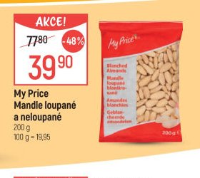 My Price Mandle loupané a neloupané