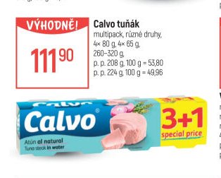 Calvo tuňák multipack