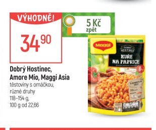 Dobrý Hostinec, Amore Mio, Maggi Asia