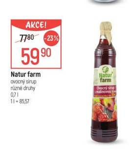 Natur farm ovocný sirup