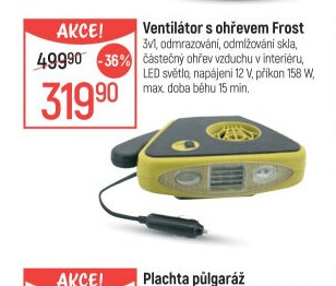 Ventilátor s ohřevem Frost