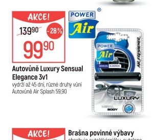 Autovůně Luxury Sensual Elegance 3v1