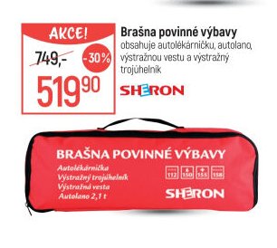 Brašna povinné výbavy