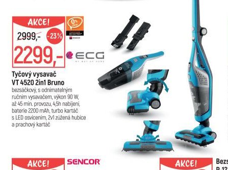 Tyčový vysavač VT 4520 2in1 Bruno
