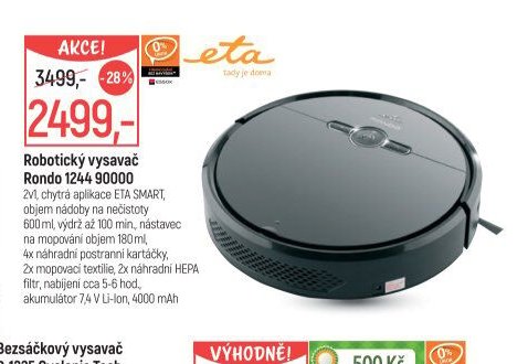 Robotický vysavač Rondo 1244 90000