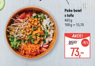 Poke bowl s tofu