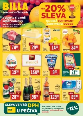 akční leták BILLA 24.1.2024-30.1.2024