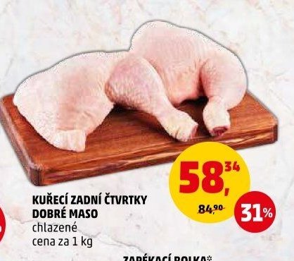 KUŘECÍ ZADNÍ ČTVRTKY DOBRÉ MASO