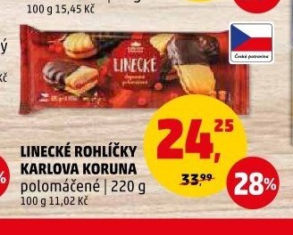 LINECKÉ ROHLÍČKY KARLOVA KORUNA