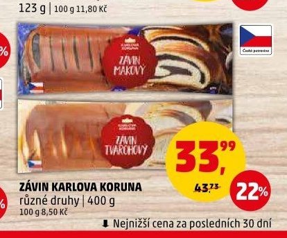 ZÁVIN KARLOVA KORUNA