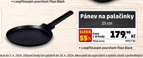Pánev na palačinky 25 cm