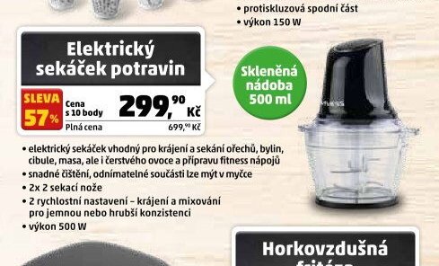Elektrický sekáček potravin