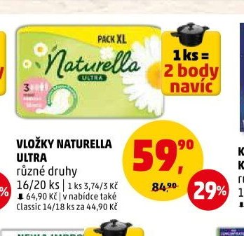 Vložky Naturella Ultra