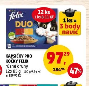 Kapsičky pro kočky Felix