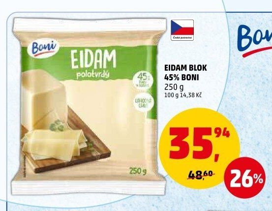 EIDAM BLOK 45% BONI