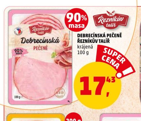 Debrecínská pečeně Řezníkův talíř