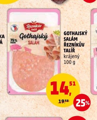 Gothajský salám Řezníkův talíř
