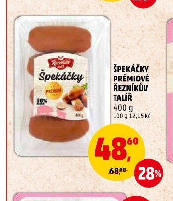 Špekáčky prémiové Řezníkův talíř