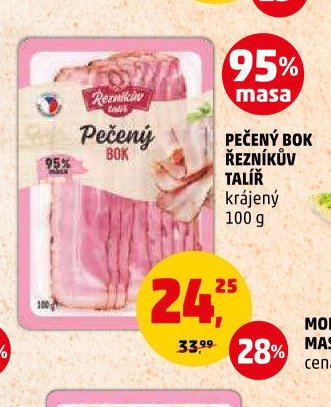 Pečený bok Řezníkův talíř