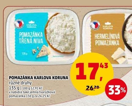 POMAZÁNKA KARLOVA KORUNA