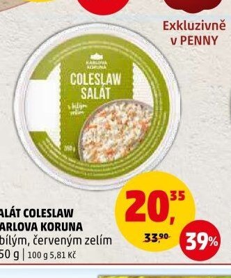 SALÁT COLESLAW KARLOVA KORUNA