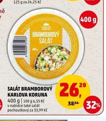 SALÁT BRAMBOROVÝ KARLOVA KORUNA