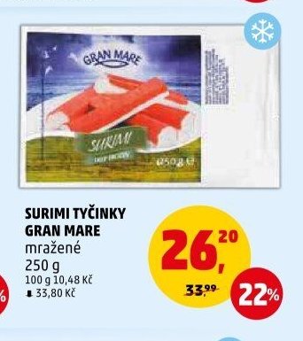 Surimi tyčinky Gran Mare