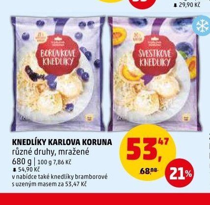 Knedlíky Karlova Koruna