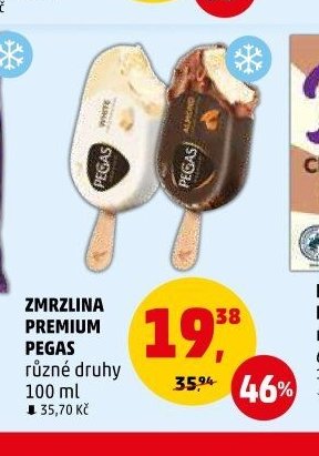 Zmrzlina Premium Pegas