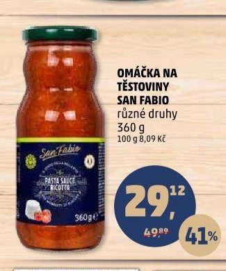 Omáčka na těstoviny San Fabio 360 g