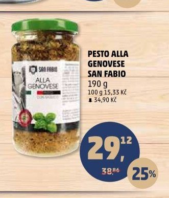 Pesto alla Genovese San Fabio 190 g