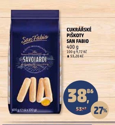 Cukrářské piškoty San Fabio 400 g