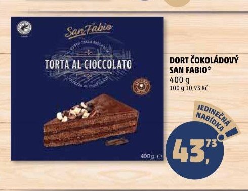 Dort čokoládový San Fabio 400 g