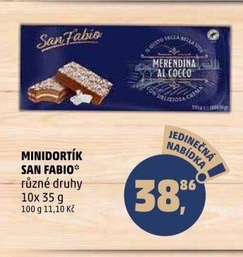 Minidortík San Fabio 10x 35 g