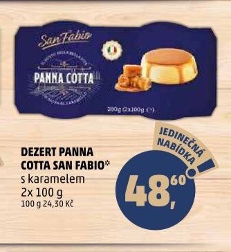 Dezert panna cotta San Fabio 2x 100 g