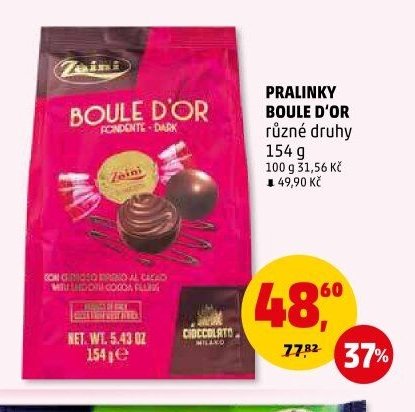 PRALINKY BOULE D'OR různé druhy