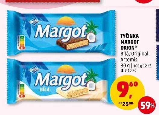 TYČINKA MARGOT ORION Bílá, Originál, Artemis