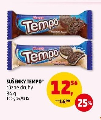 SUŠENKY TEMPO různé druhy