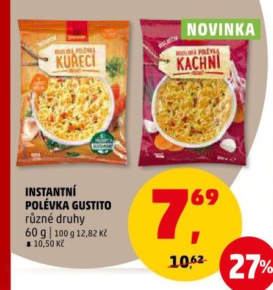 INSTANTNÍ POLÉVKA GUSTITO