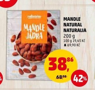 MANDLE NATURAL NATURALIA 200 g