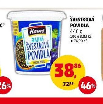 ŠVESTKOVÁ POVIDLA 440 g