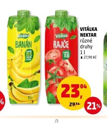 VITÁLKA NEKTAR různé druhy 1 l