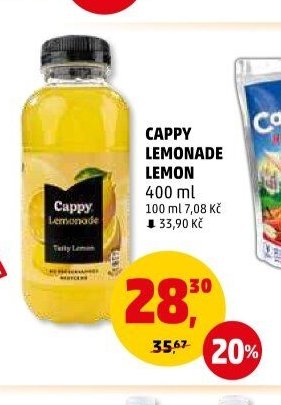 CAPPY LEMONADE LEMON 400 ml