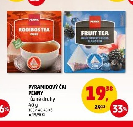 Pyramidový čaj Penny