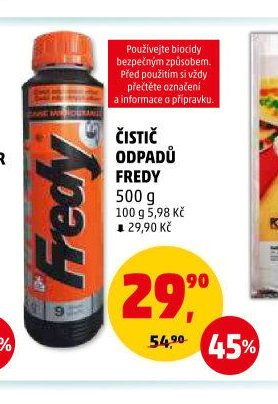 ČISTIČ ODPADŮ FREDY
