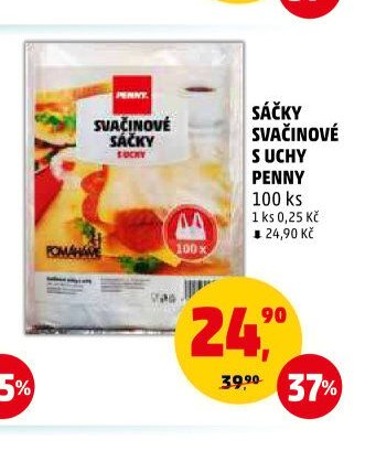 SÁČKY SVAČINOVÉ S UCHY PENNY