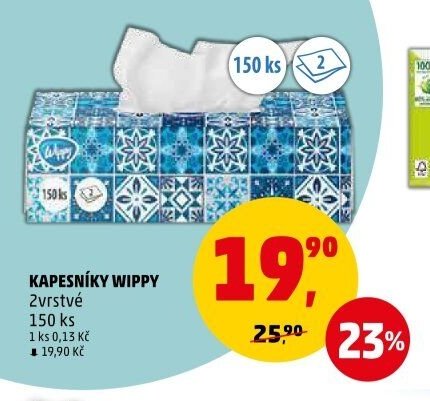 KAPESNÍKY WIPPY 2vrstvé