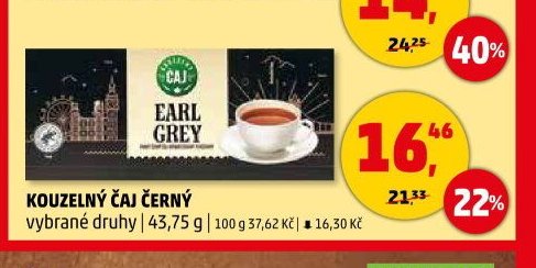 Kouzelný čaj Earl Grey