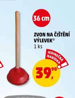 Zvon na čištění výlevek