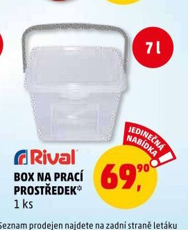Rival box na prací prostředek